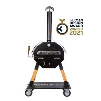 Merklinger Holzbackofen Grill Pizzaofen Brotbackofen 800 mit German Design Award 2021