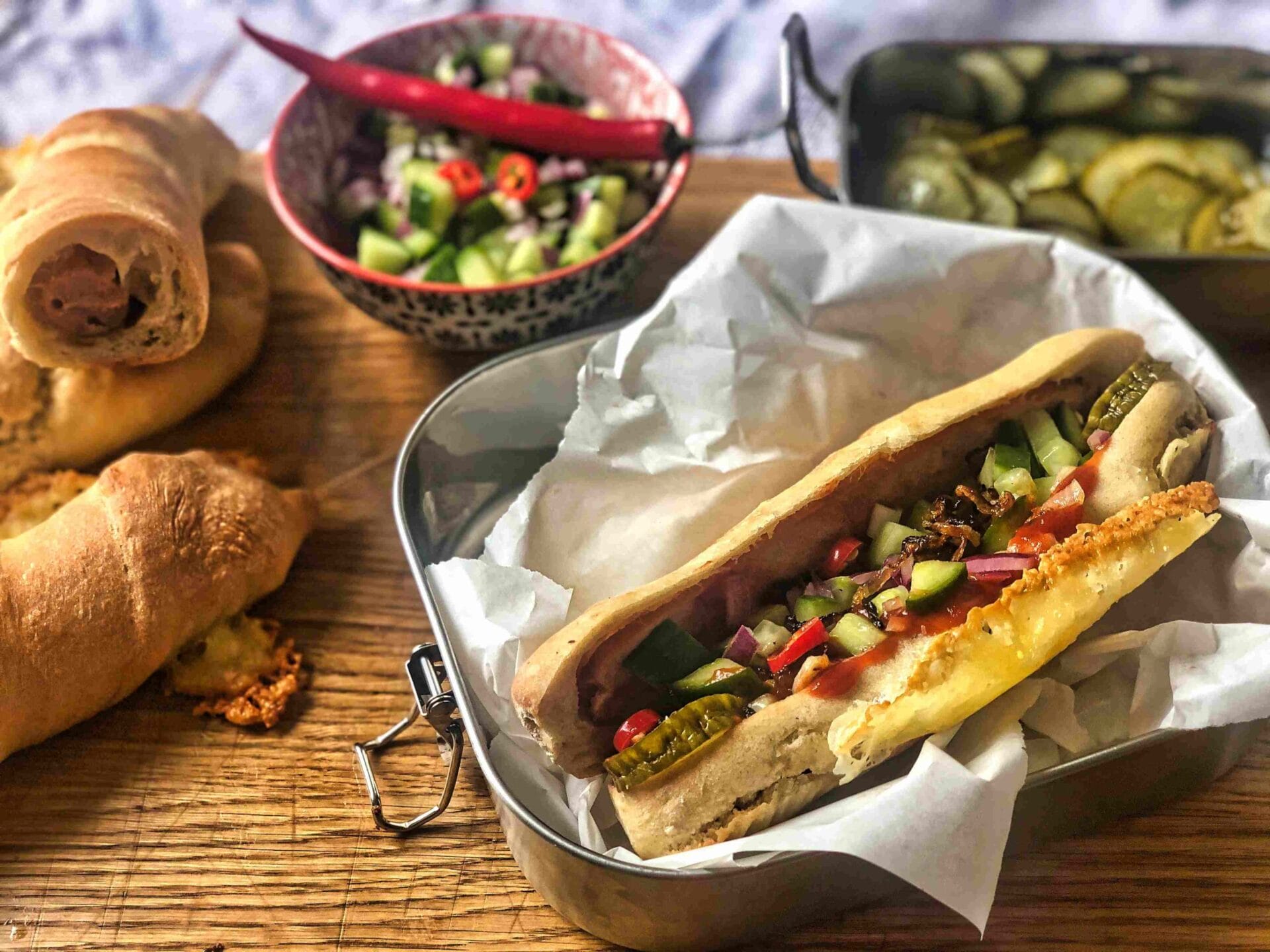 Hot Dog-Fackeln » Der Merklinger Holzbackofen