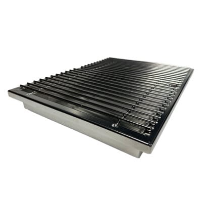 NEU: Edelstahl-Bräter 45 x 33 cm mit Einhängerost