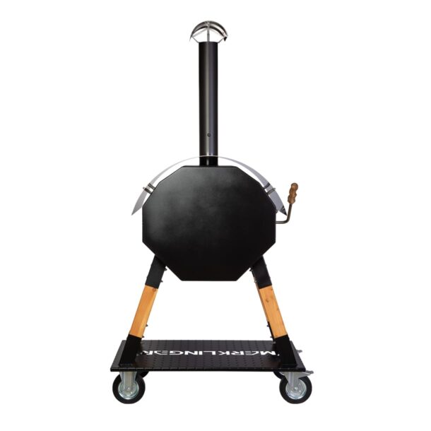 Merklinger Holzbackofen Grill Pizzaofen Brotbackofen 800 von hinten