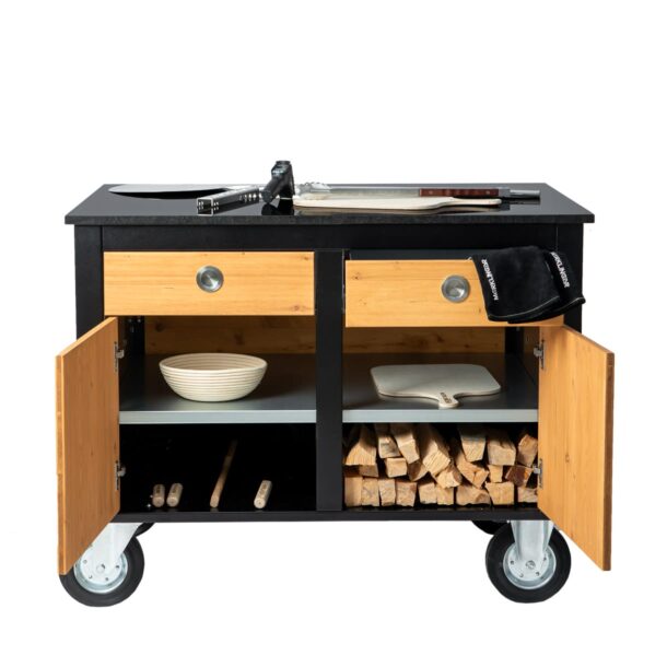 merklinger-holzbackofen-grill-pizzaofen-brotbackofen-mobiler-seitentisch-granit-schubladen-tuere-zubehoer